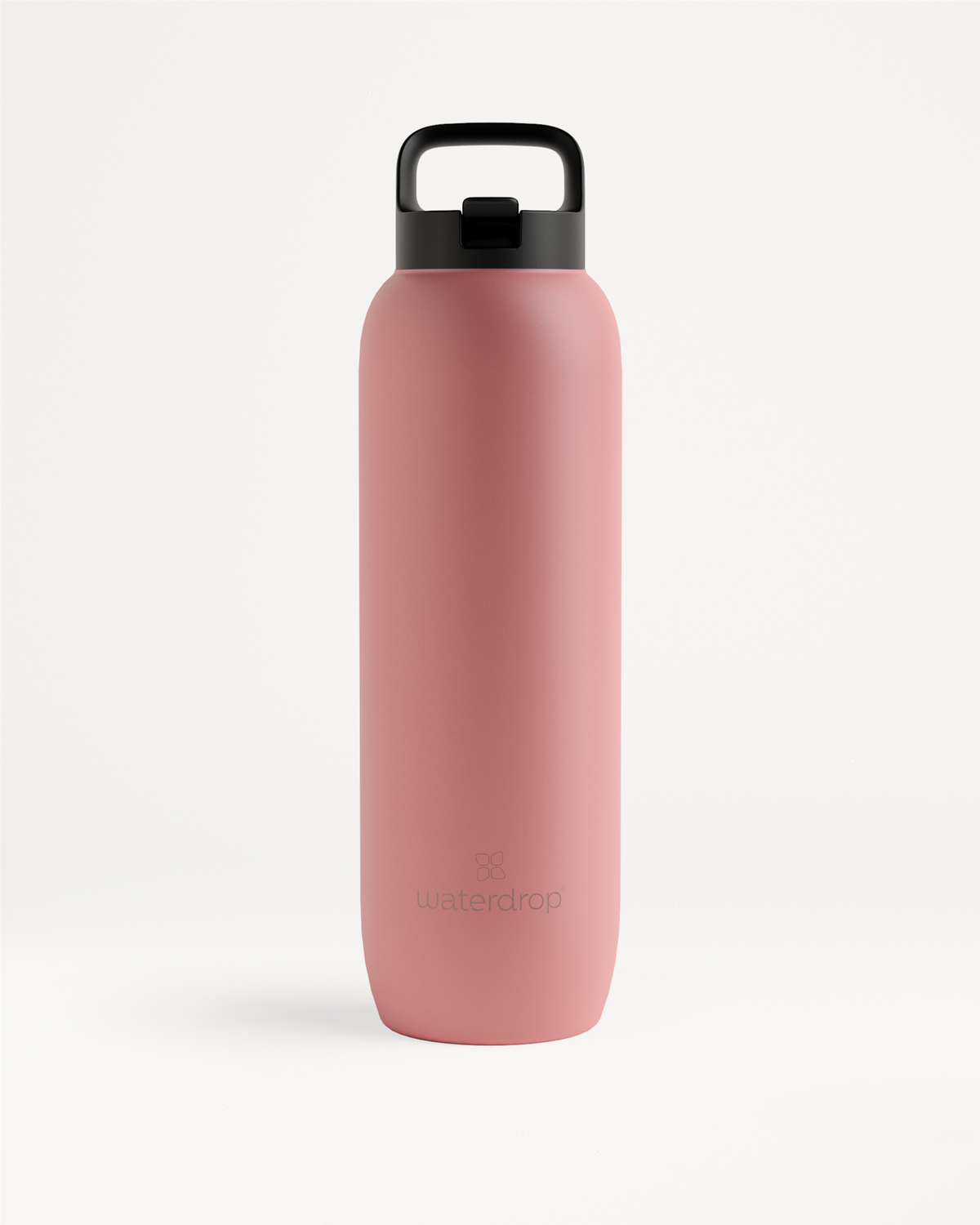 All-Purpose Thermo Straw Lid bottle with carry-handle.