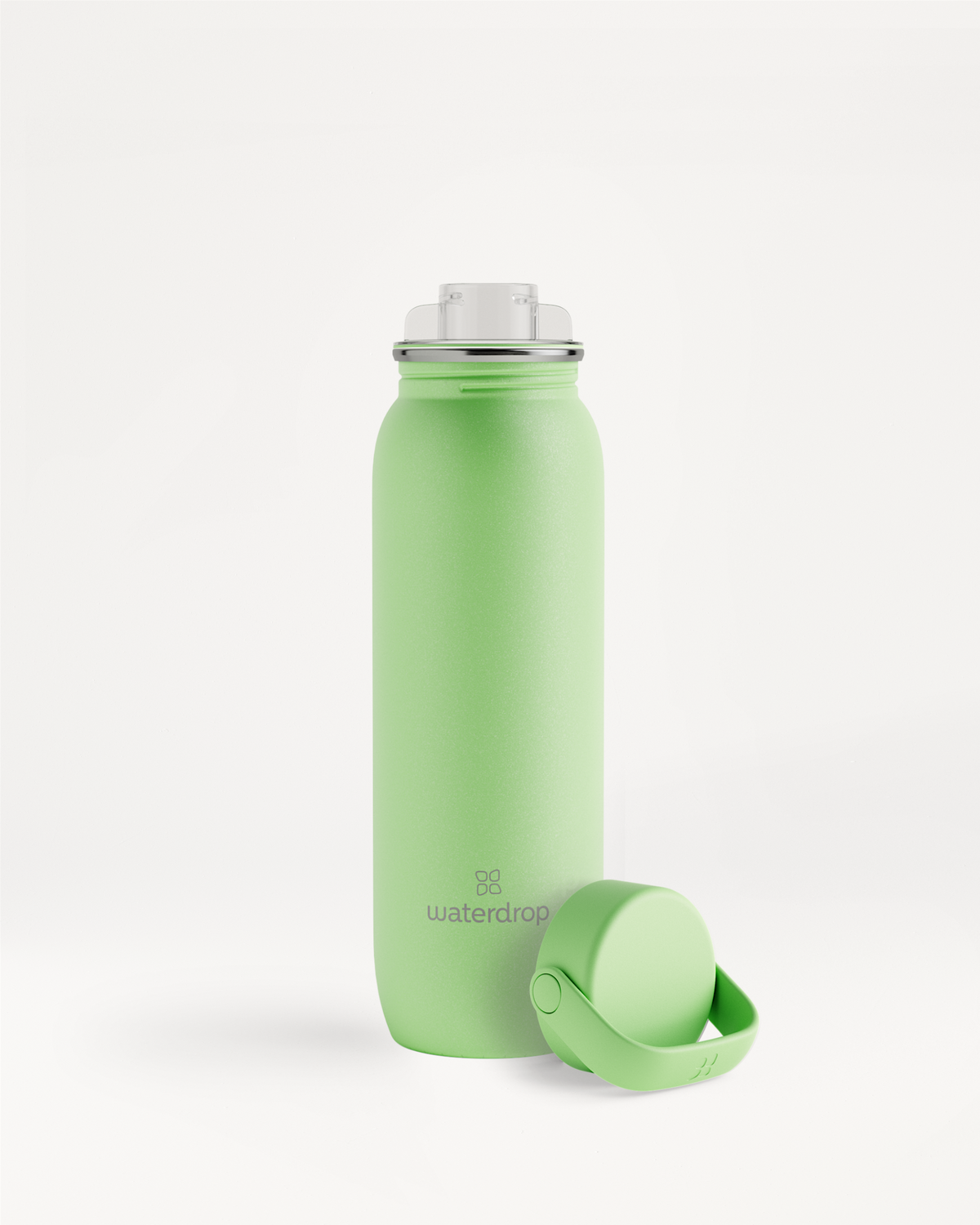 Borraccia Ultraleggera · Coperchio in Acciaio Metallizzato con Beccuccio