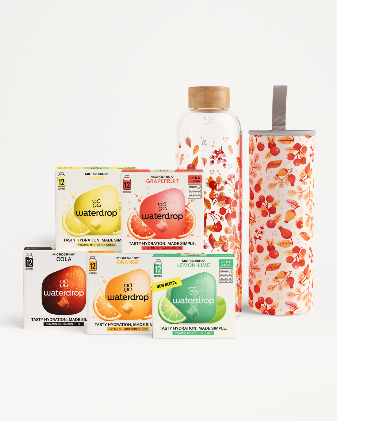 Set Senza Zucchero in Vetro