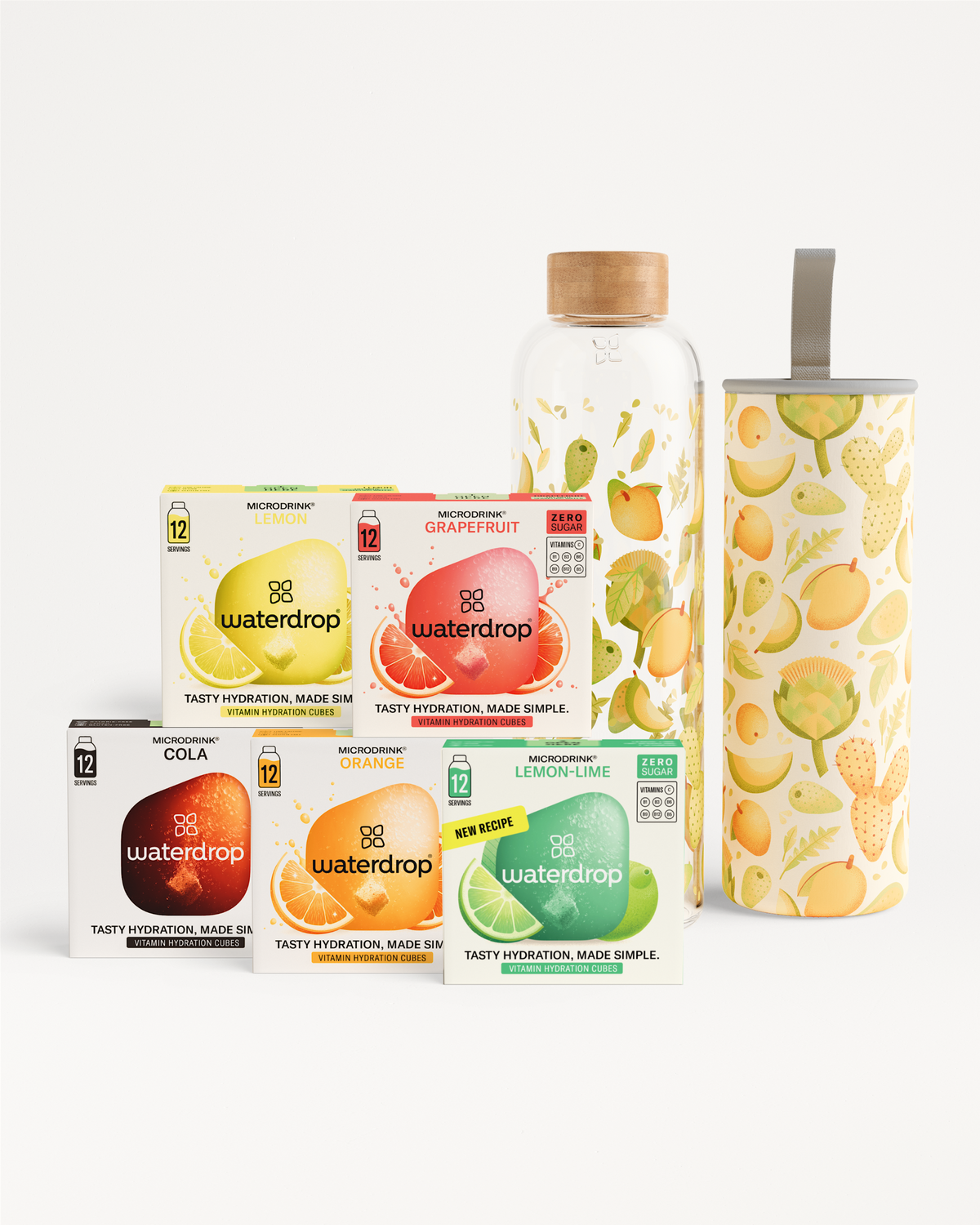 Set Senza Zucchero in Vetro