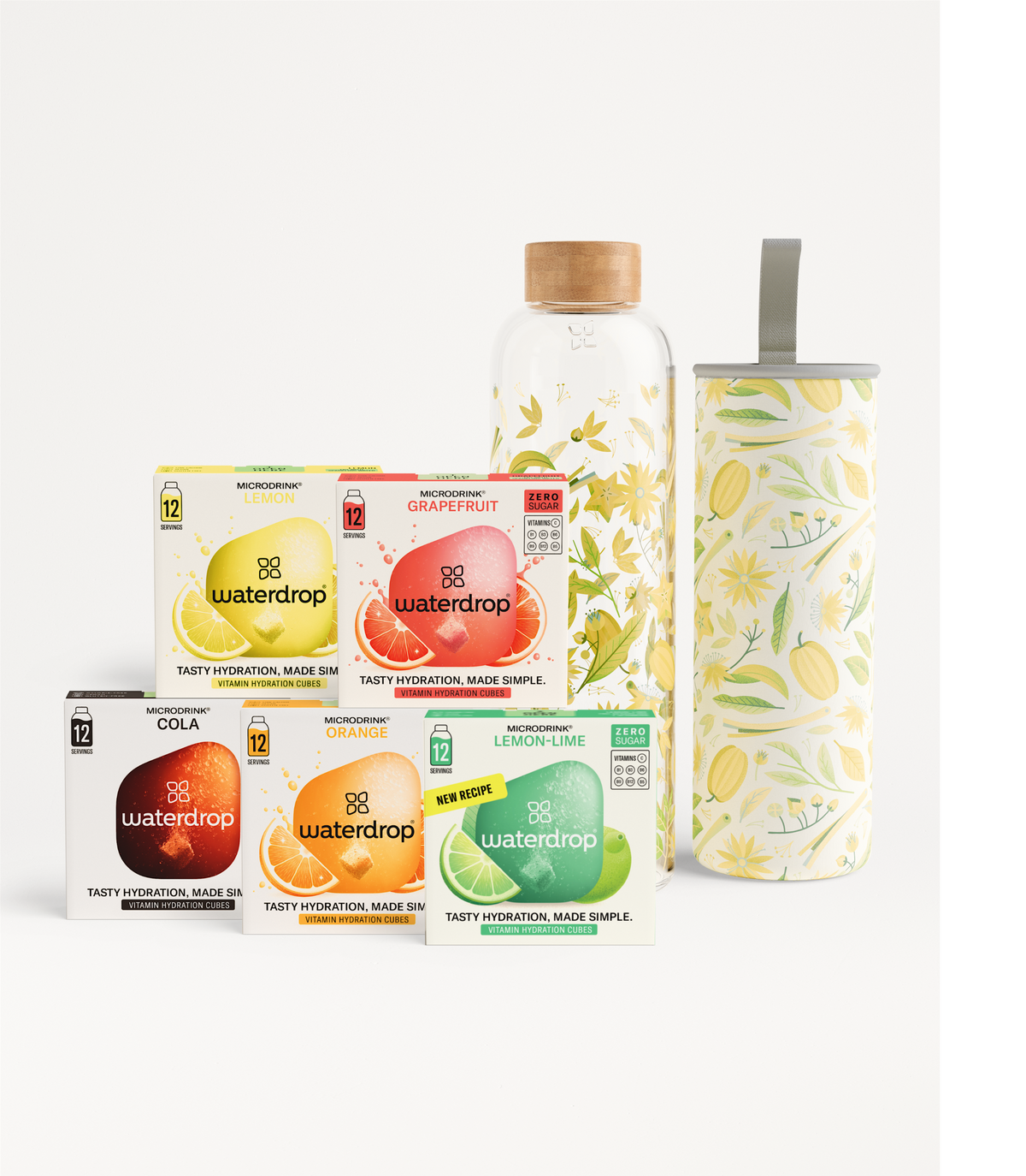 Set Senza Zucchero in Vetro