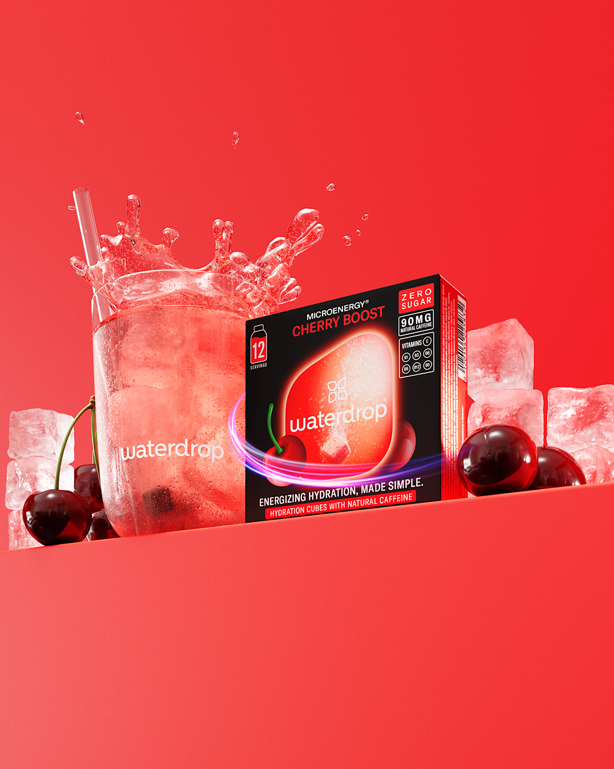 Set Vetro Satinato in Edizione Limitata con Microenergy Cherry Boost.