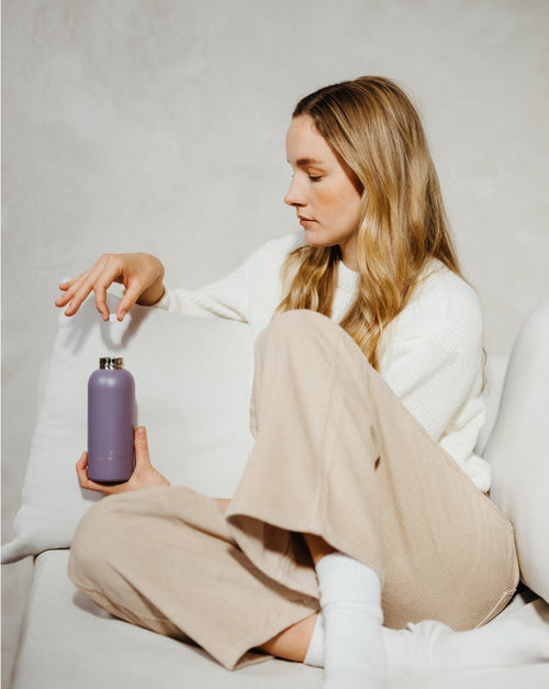 Bottiglia Termica in acciaio - Tappo in bambù