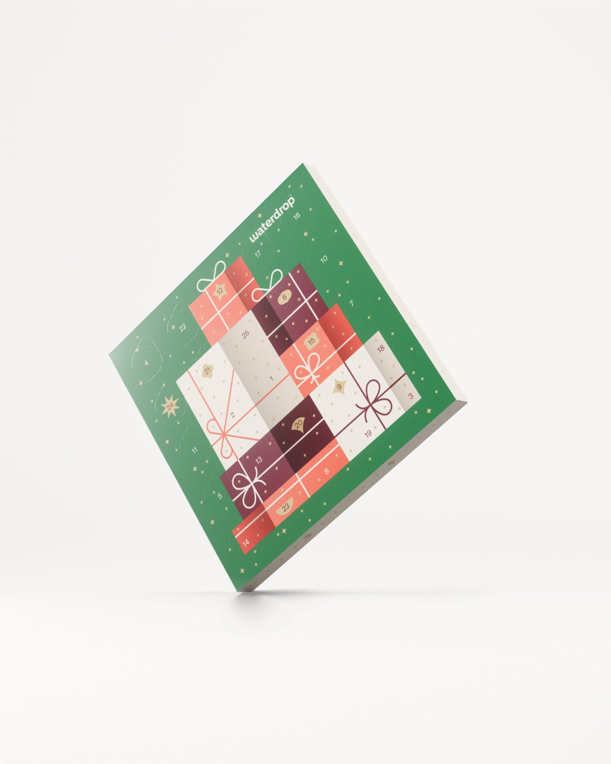Calendario dell'Avvento Piccolo con 25 sorprese festive numerate.