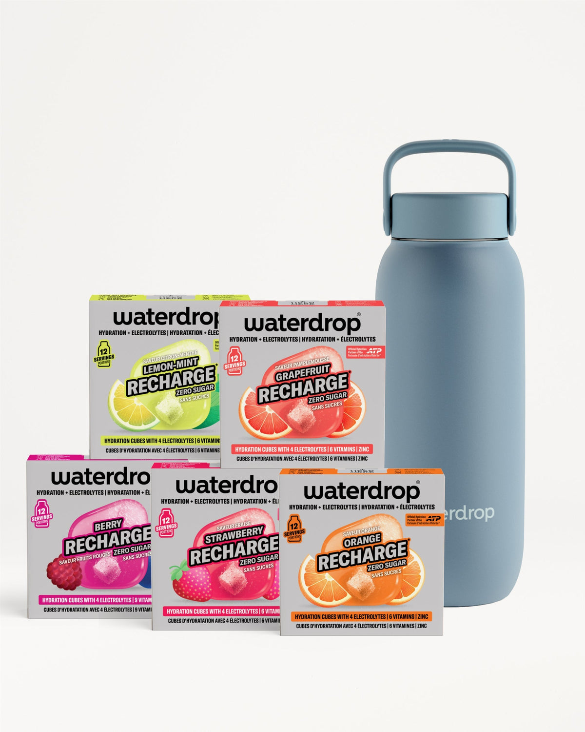 Set Scoperta RECHARGE + Borraccia Termica