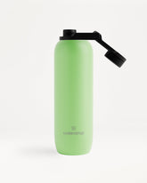 Borraccia Termica · Coperchio a Ribalta waterdrop, design verde opaco.