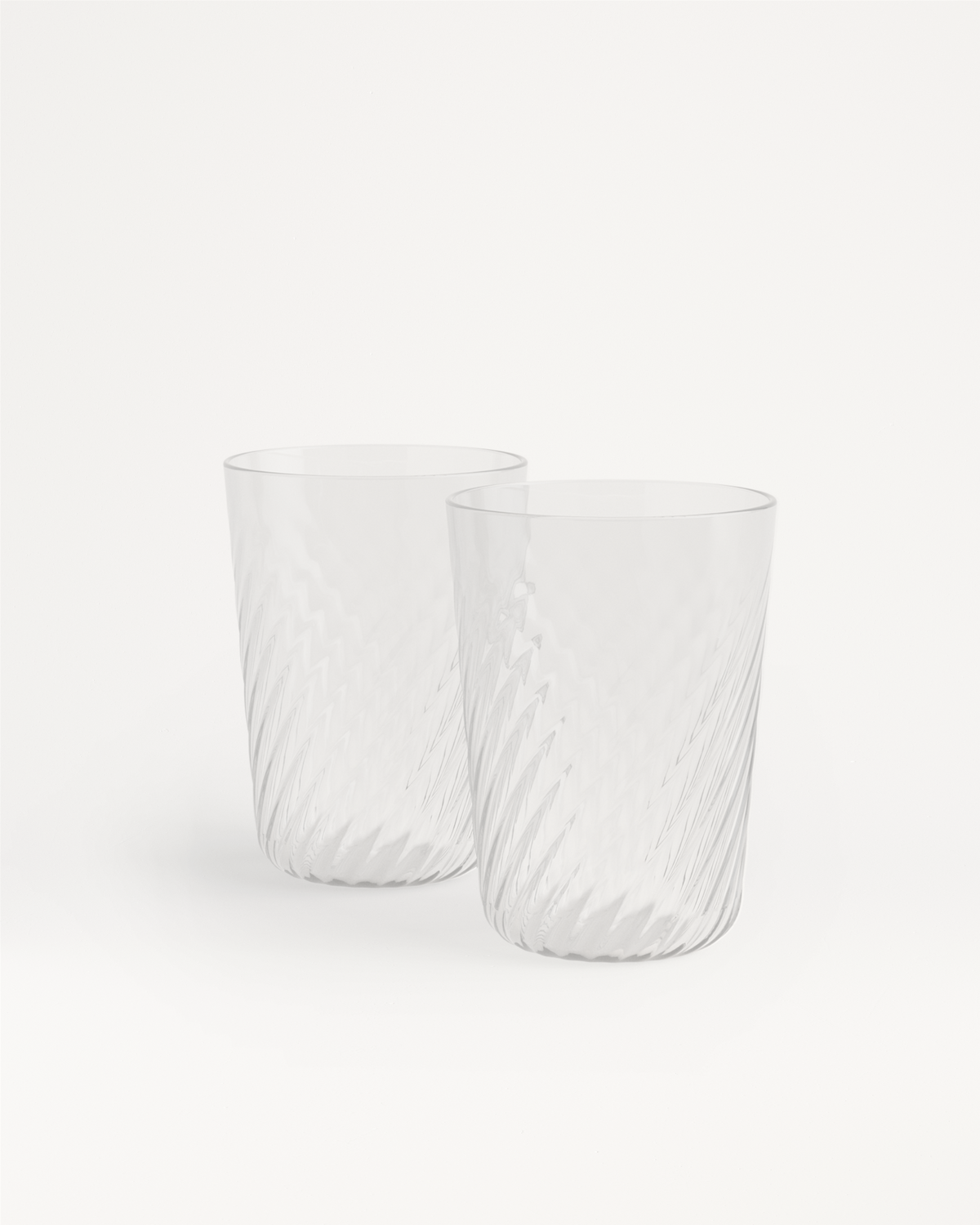 Bicchieri in Vetro Striato