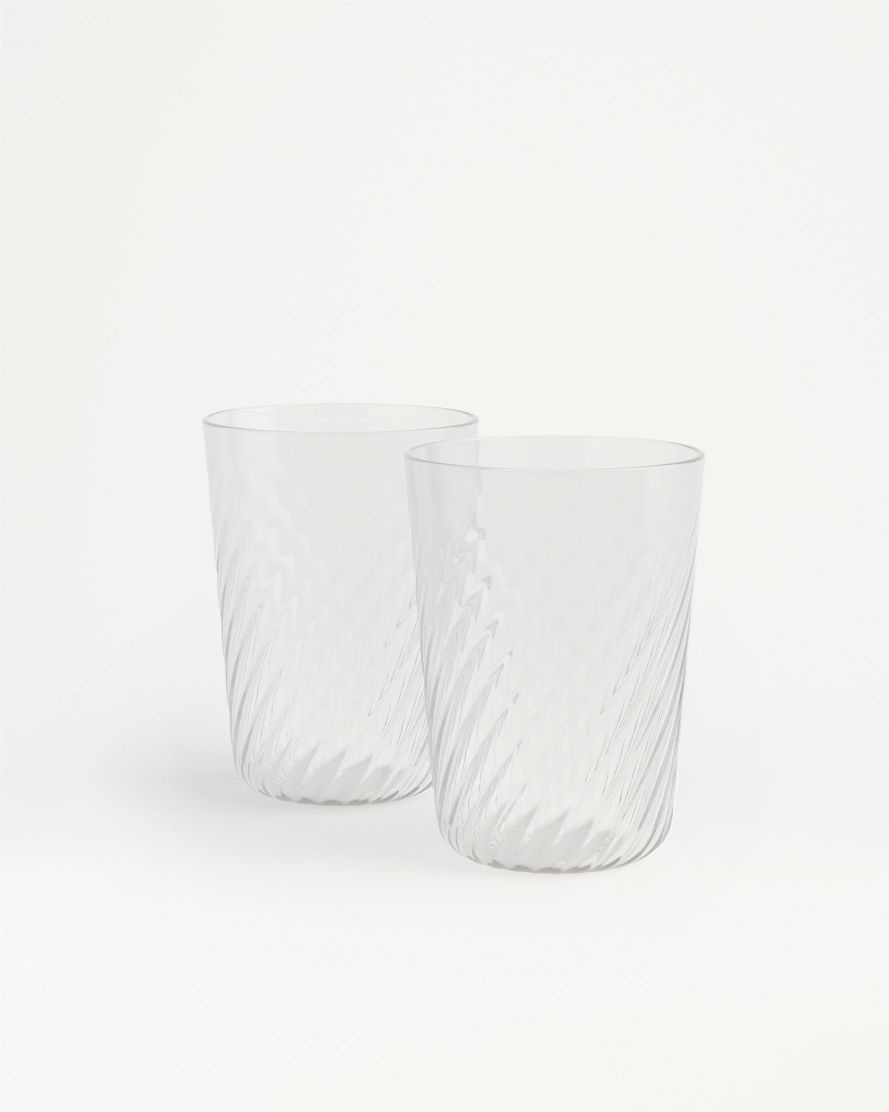 Bicchieri in Vetro Striato