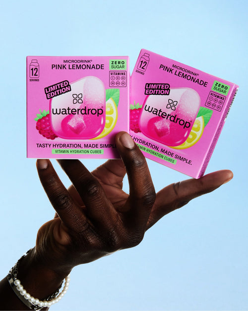 Confezione Doppia Edizione Limitata di Waterdrop Microdrink® Pink Lemonade.
