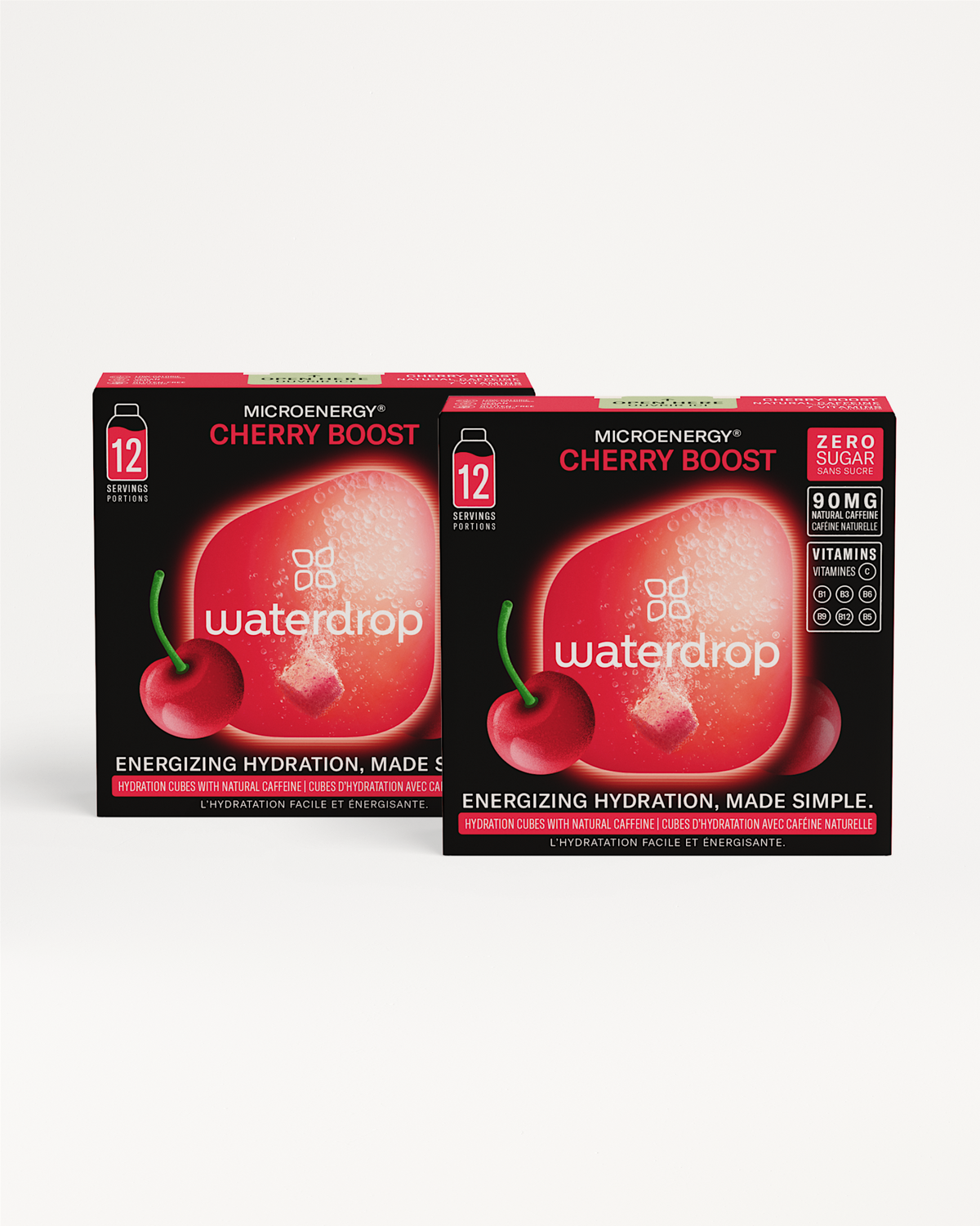 Confezione Doppia Microenergy BOOST: scatole di cubetti idratanti energizzanti.