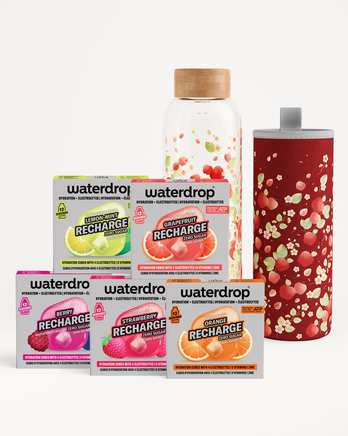 Set Scoperta RECHARGE + Bottiglia in Vetro