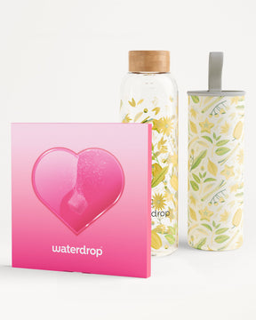 Set Cuore in Vetro