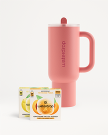 Set Modalità CHILL: Mug termico e Microdrink Tè Freddo Pesca.