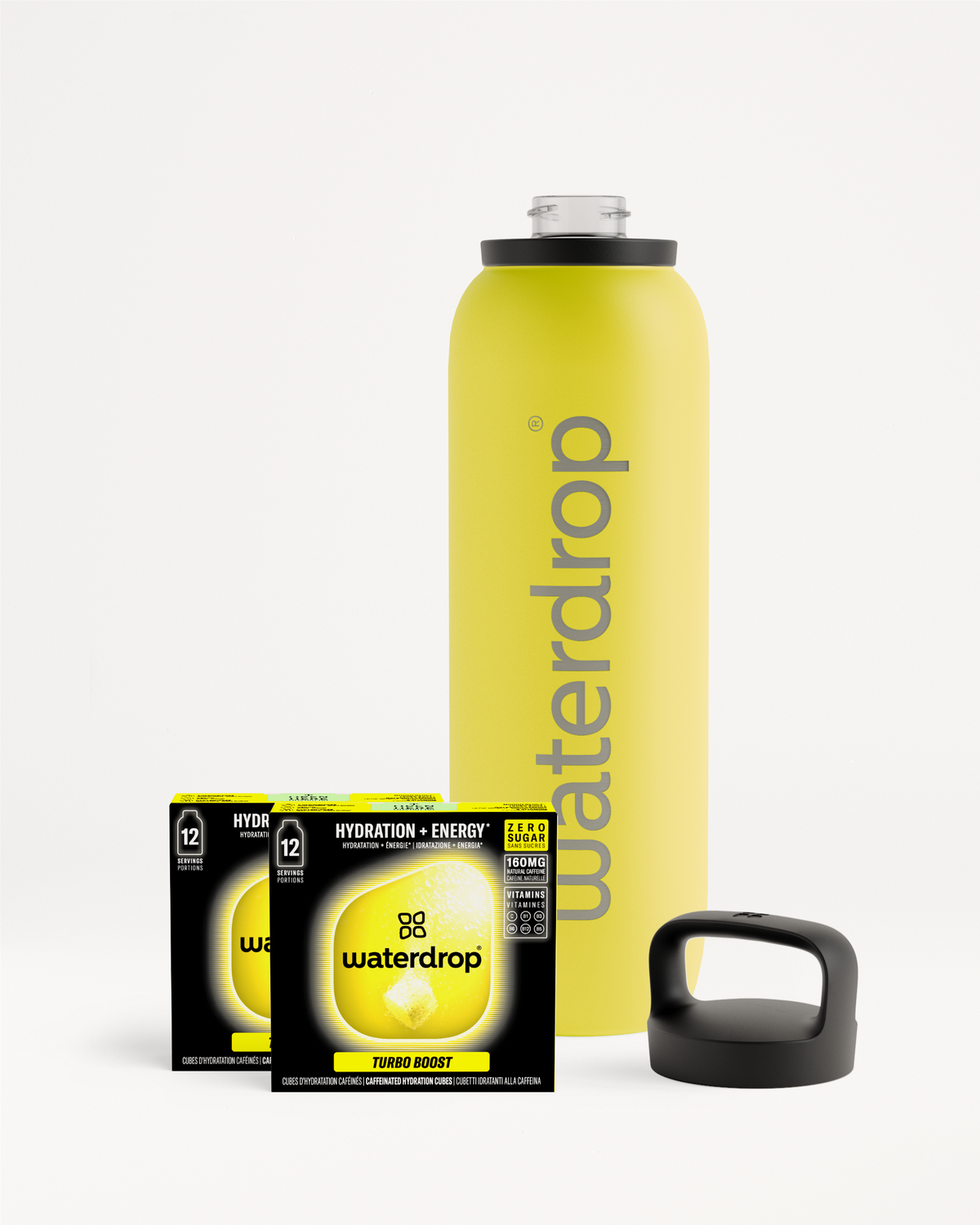 Set Energy con Borraccia Fluo