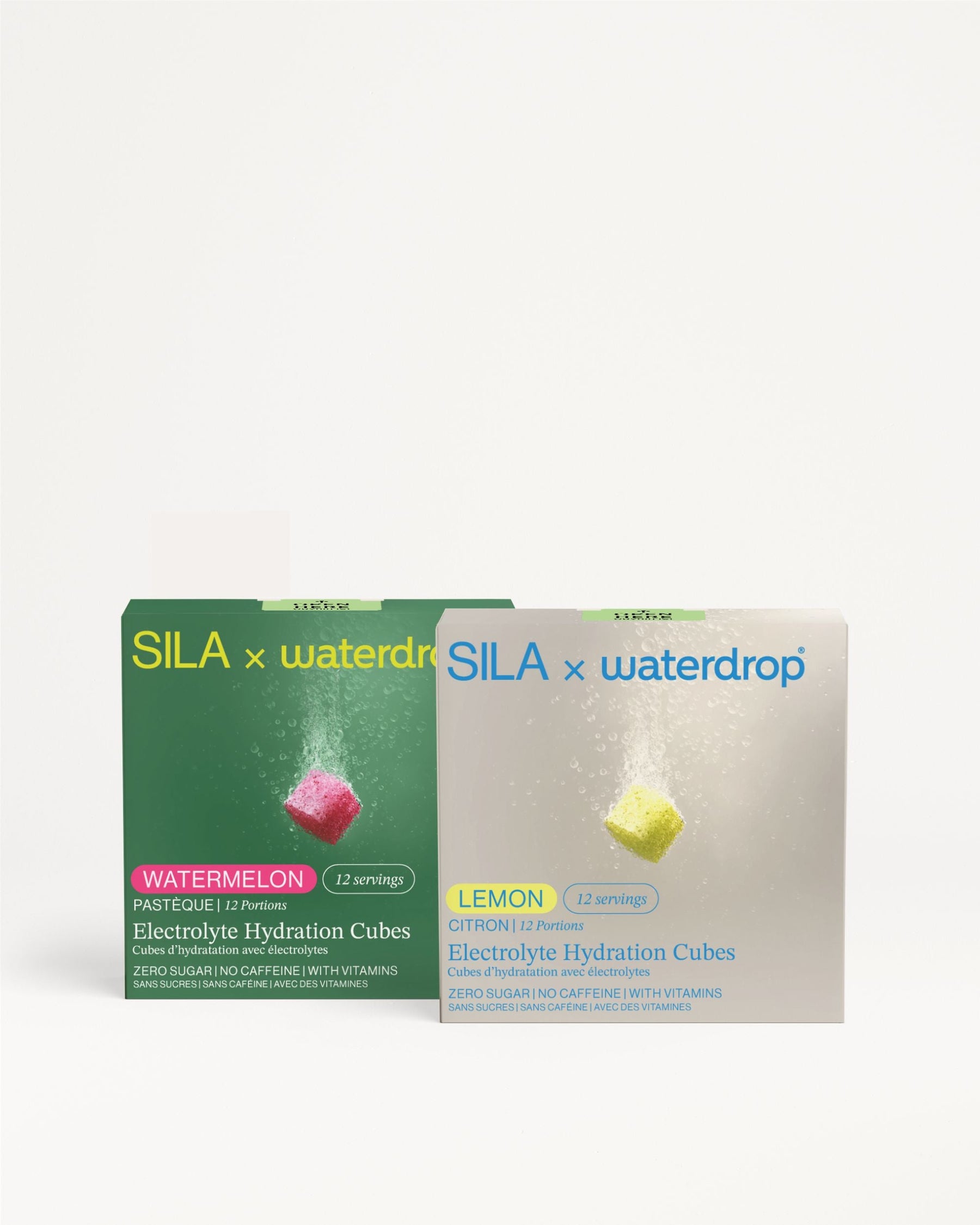 Set Idratazione SILA: cubi idratazione elettrolitica, anguria e limone, senza zucchero.