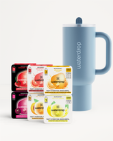 Set Scoperta Borraccia Termica Explorer con sei confezioni microdrink Waterdrop.