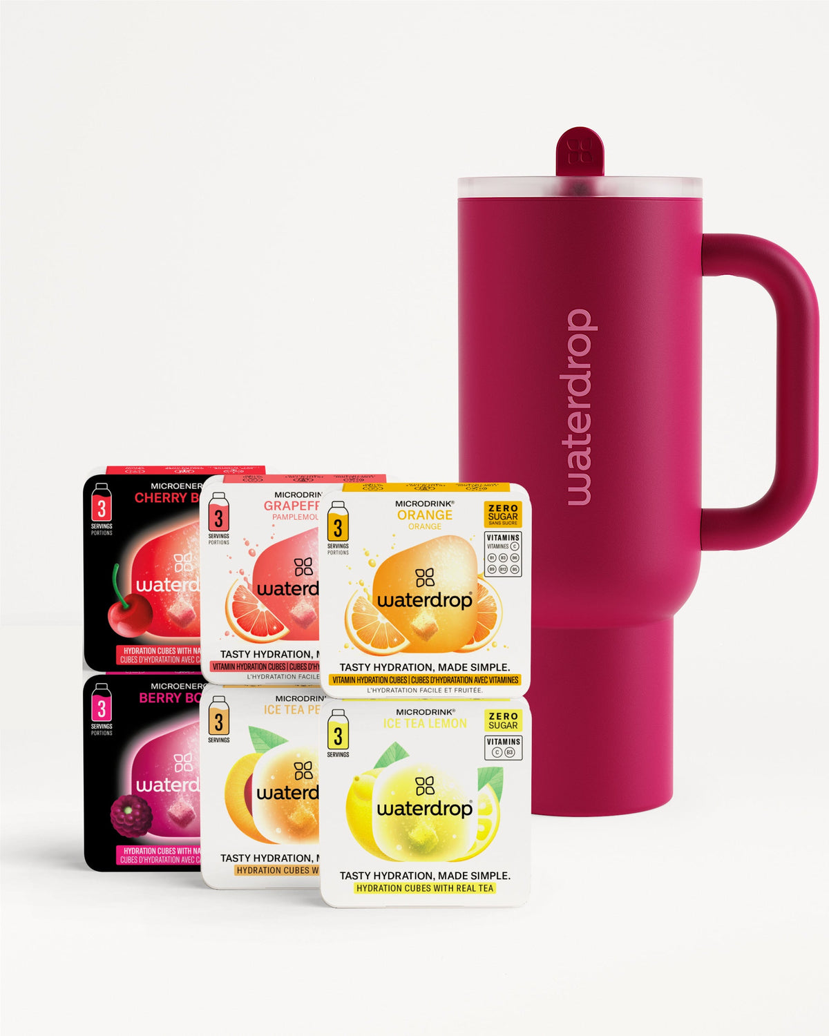 Set Scoperta Borraccia Termica Explorer con tumbler e sei Microdrinks.