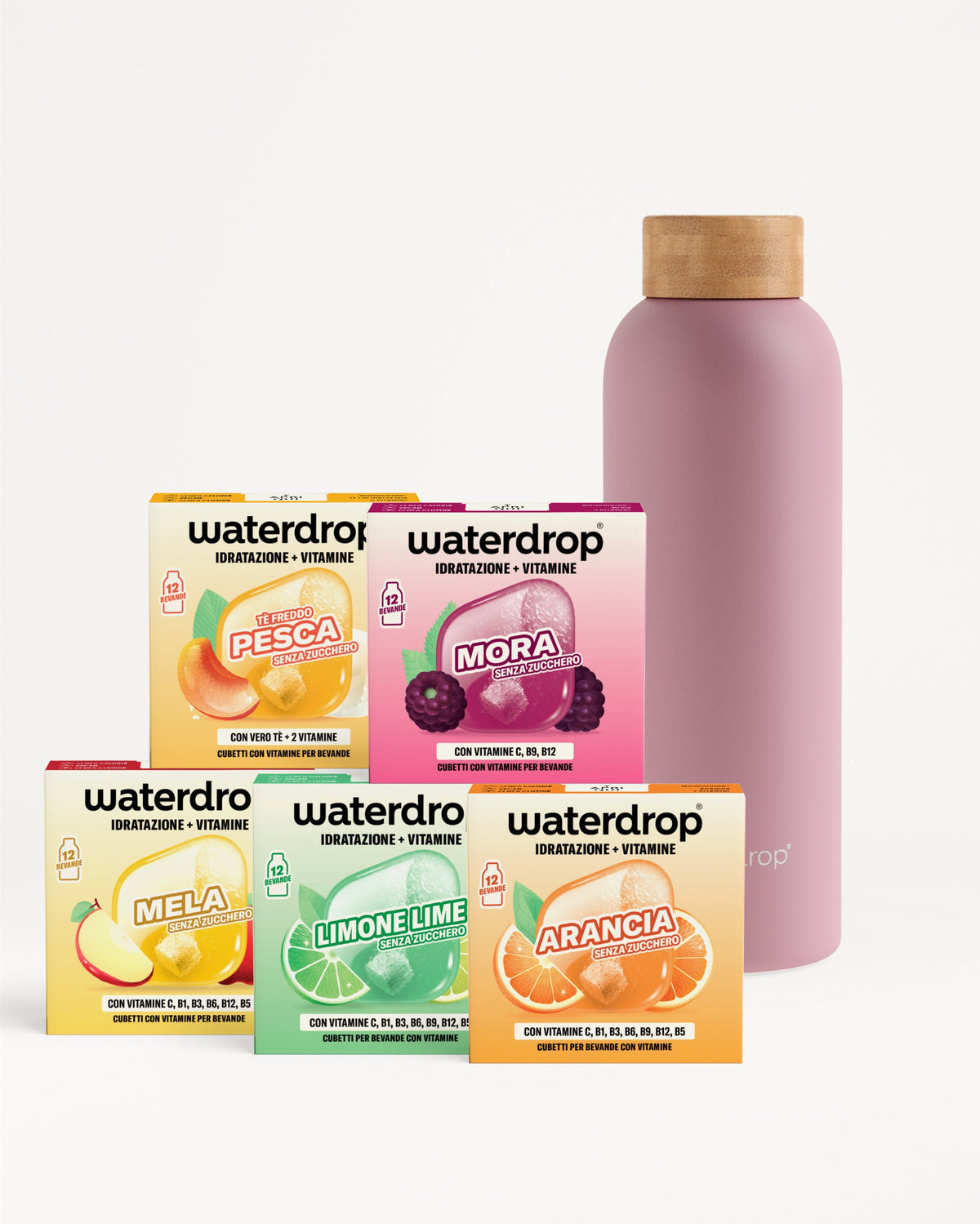 Set 30 Giorni Starter Set Thermo Steel con bottiglia e microdrink.