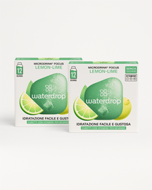 Set Basta Zucchero Confezione Doppia di Waterdrop Lemon-Lime.