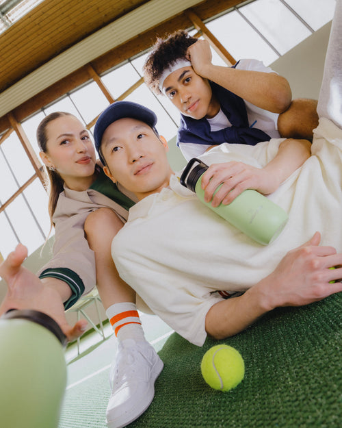 Borraccia Termica · Coperchio con Beccuccio, acciaio a doppio strato.