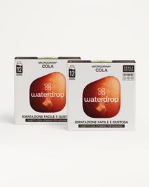 Confezione Doppia microdrink agrumi waterdrop® su scaffale.