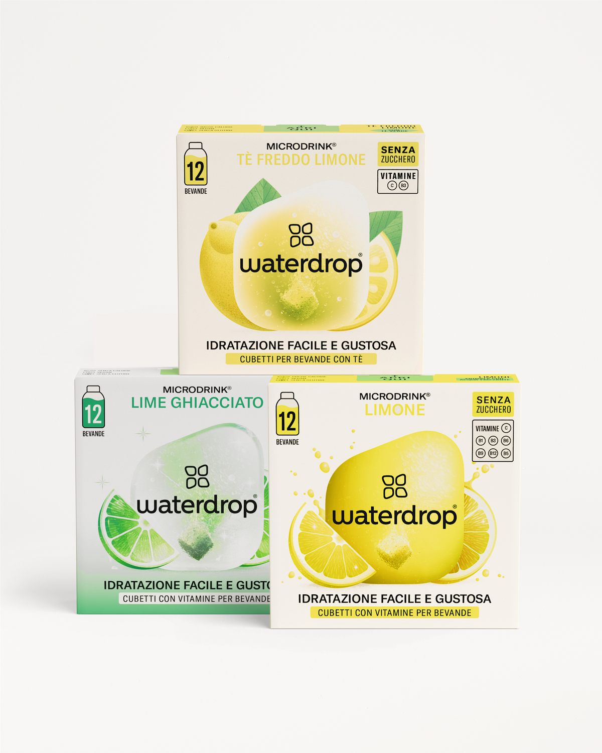 Set Ondata al Limone: scatola di limonata waterdrop®.