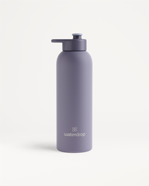 Bottiglia Termica in acciaio - Tappo Pull Up con logo waterdrop.