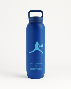 Borraccia Termica Novak con beccuccio e design tennis.
